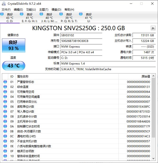 硬盘健康度检查工具